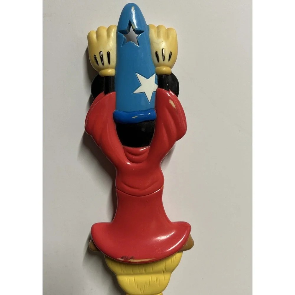 Vintage Walt Disney World Mickey Mouse Fantasia Sorcerer Back Scratcher 15in